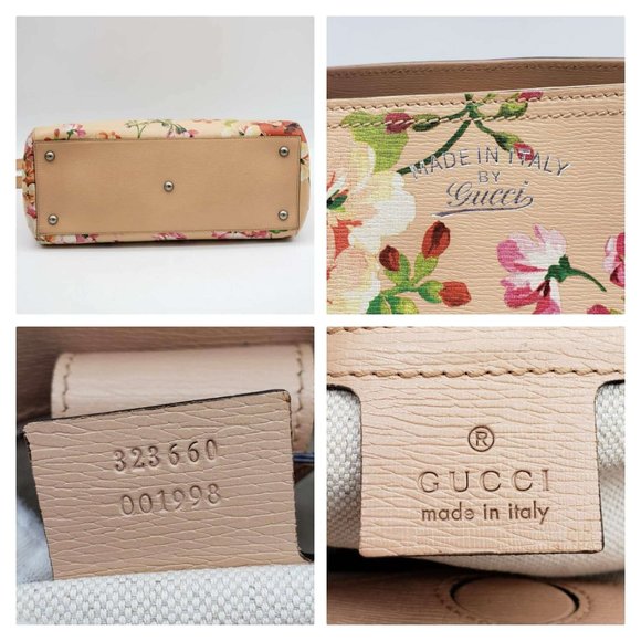 100% Authentic Gucci GG Bloom Bamboo Handle Shoulder/Hand Bag - Picture 16 of 16